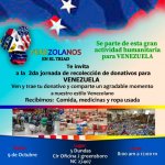 2nd day donations for venezuela